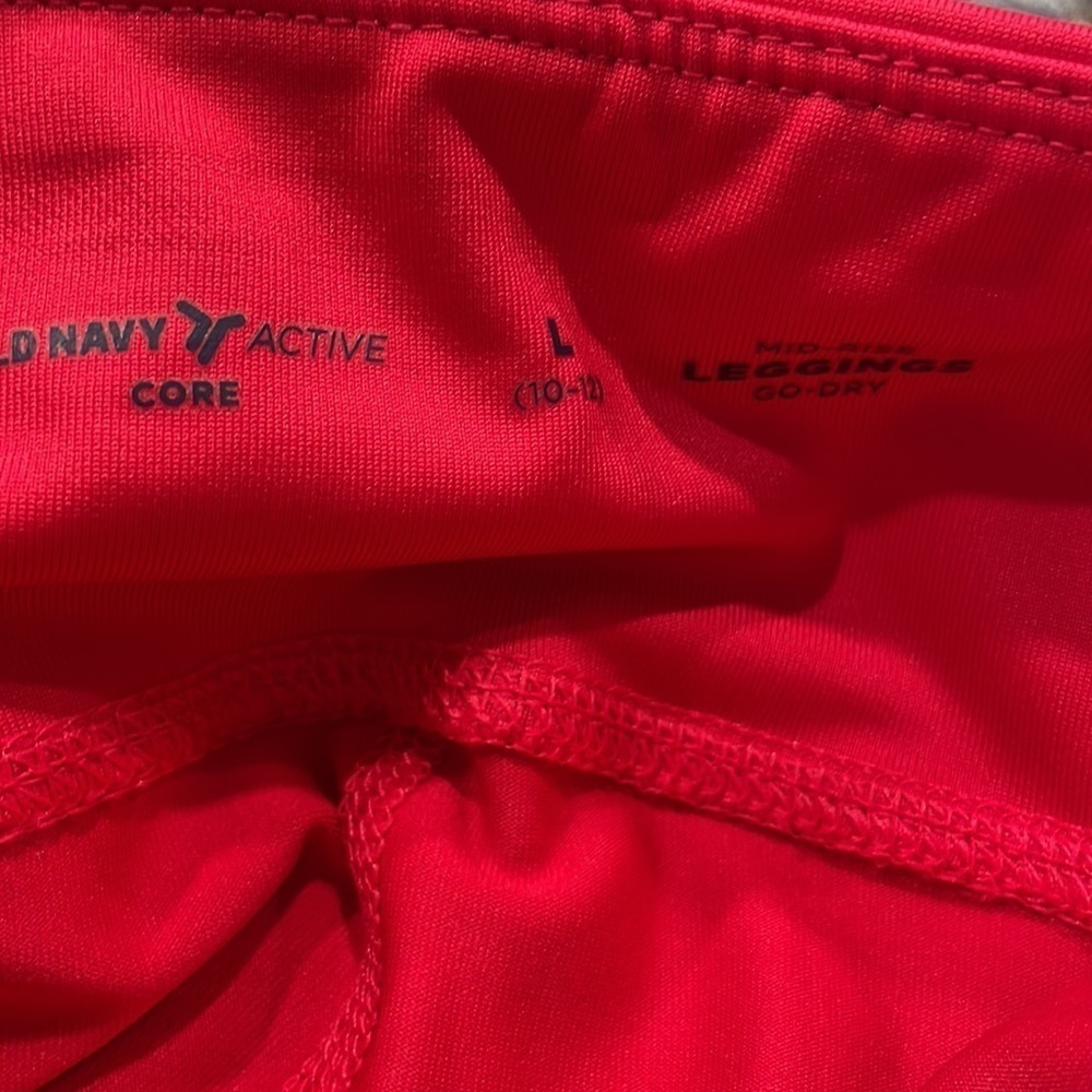 Girls red leggings - Picture 5 of 8